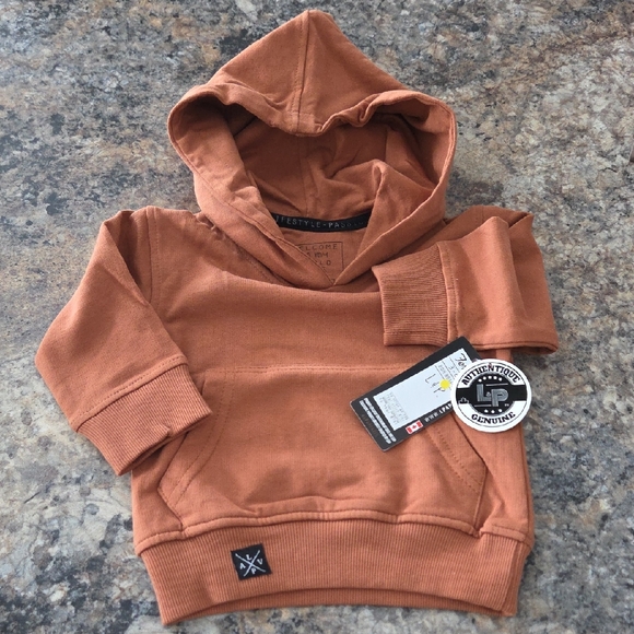 L&P Apparel Other - L&P Apparel Size 3-6 Months NEW Rust Hoodie